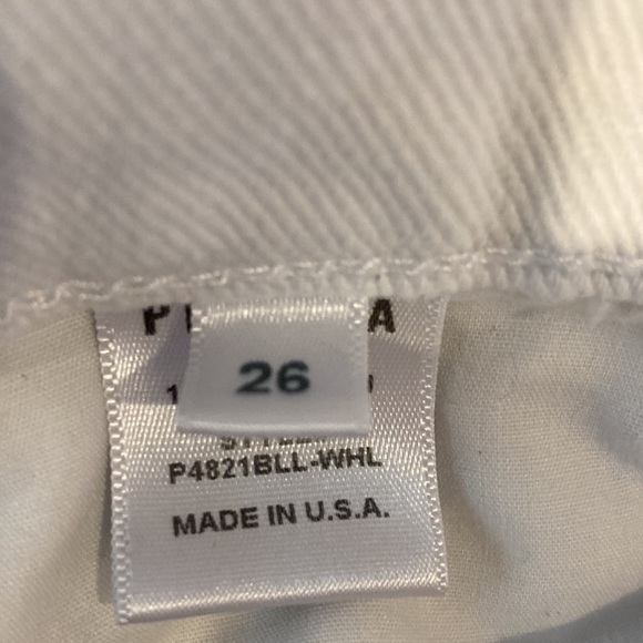 Pistola White Distressed Jean Shorts - Picture 5 of 6